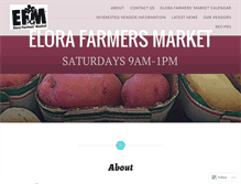 Tablet Screenshot of elorafarmersmarket.com